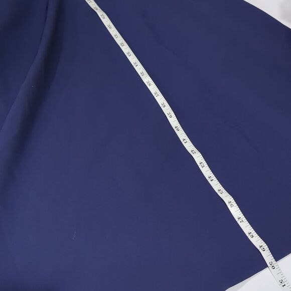 TS Couture Dress Womens 18W Blue Bow Detail Fit and Flare Tea Length NWT - Picture 10 of 10